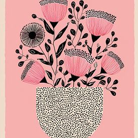 Grafischer Blumentopf 6 von Studio Ypie