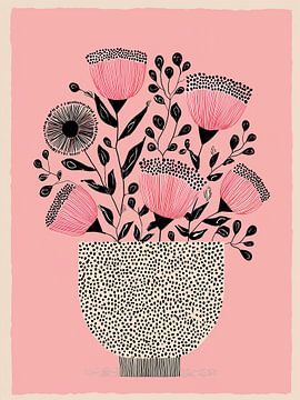 Grafischer Blumentopf 6