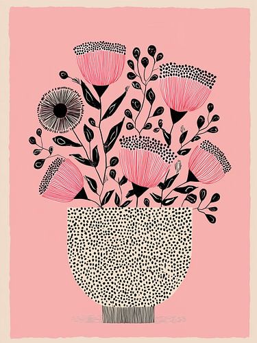 Grafisch Bloempotje 6