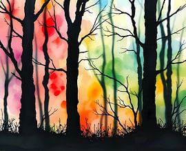 Fluisteringen van het chromatische bos van Artistic