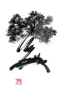 gewirbelter Baum