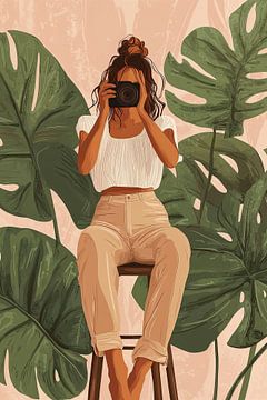 Monstera & Memories no.1 van Studio BB