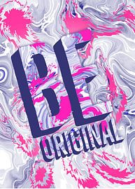 Be Original Marble in Grey and Pink by KalliDesignShop