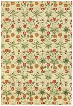William Morris - Daisy design (voor behangpapier) van Peter Balan