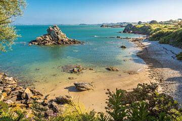 Traon Erc`h beach, Roscoff, Brittany