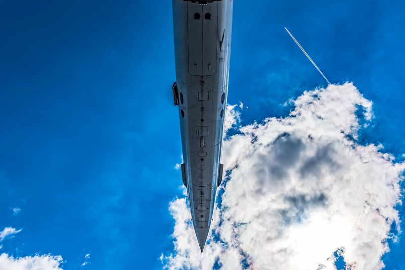 De supersonische Concorde van okkofoto