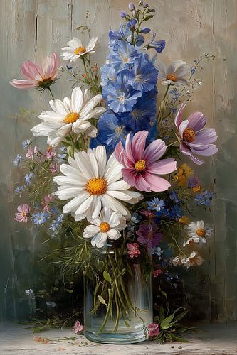 Bouquet classique au pastel n°5