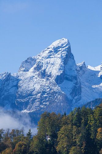 Watzmann mit Watzmannfrau im Herbst,  Berchtesgaden, Berchtesgad