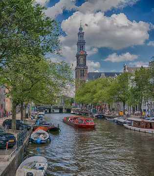 Prinsengracht Amsterdam by Peter Bartelings