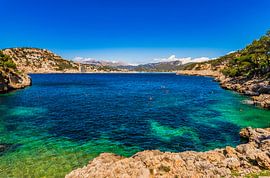Idyllic view of the coastline in Port de Andratx bay by Alex Winter