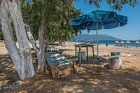 Rustplek op Votsalakia Beach op Samos