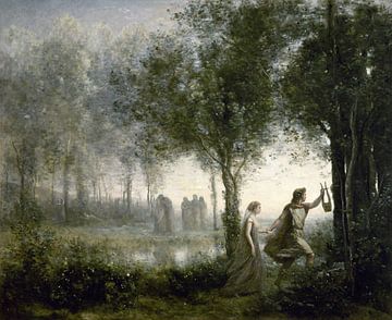 Orpheus leidt Eurydice uit de onderwereld, Jean-Baptiste-Camille Corot