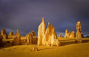 Landschap in de Pinnacles desert in Australië van Chris Stenger