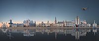 Leyde . Paysage urbain