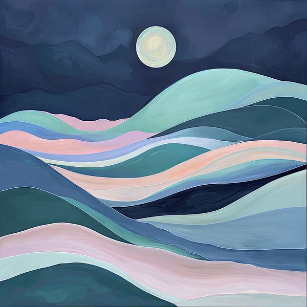 Abstract landscape by Poster Art Shop