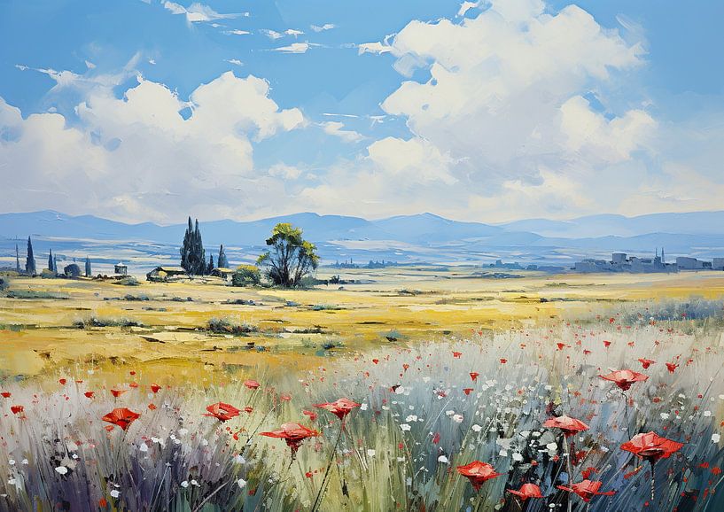 Schilderij alsof je naar buiten kijkt 32.30 van Blikvanger Schilderijen