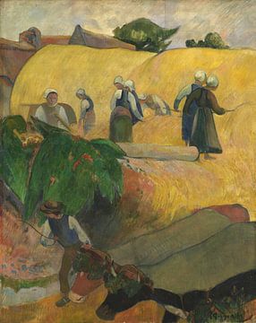 De hooibergen, Paul Gauguin