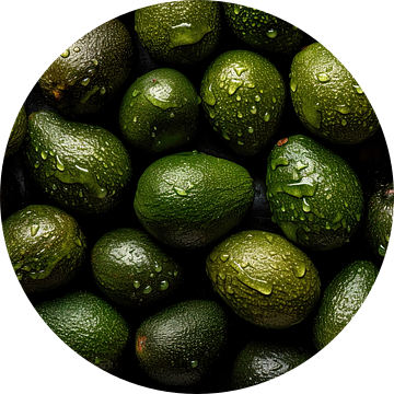 Verse avocados van boven van Studio XII