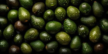 Frische Avocados von oben von Studio XII