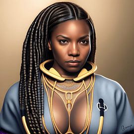 Reine Iyoba sur Artifize Black Digital Art
