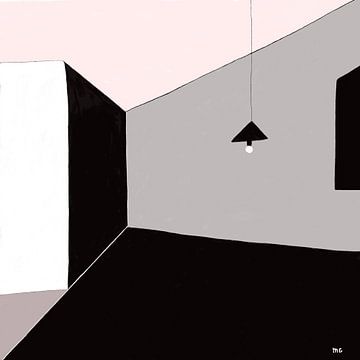 Modern. Abstract. Experiment/light nr. 27 van Martin Groenhout