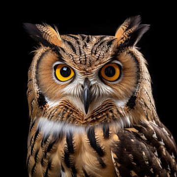 Owl portrait by TheXclusive Art