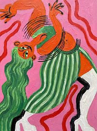 Dancing Abstract Figure sur HUGO
