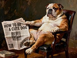 Hunde Humor von Mad Dog Art