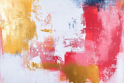 Abstract kunstwerk met levendige kleuren