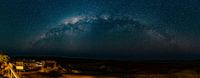 Panoramisch uitzicht op de Melkweg boven Namibië, Afrika van Patrick Groß thumbnail