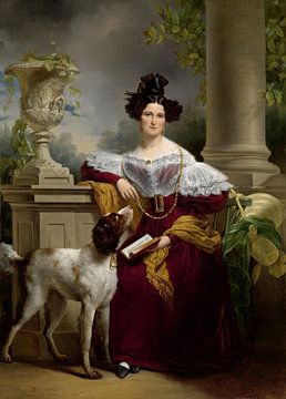 Portrait of Alida Christina Assink, Jan Adam Kruseman, 1833