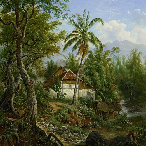 Een Indisch Landschap van Marja van den Hurk