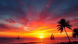 Le coucher de soleil parfait