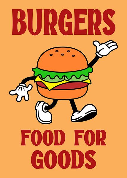 Funny Burgers Food For Goods par Deni Setiansyah