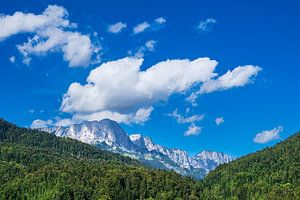 Uitzicht op bergen in Berchtesgadener Land van Rico Ködder