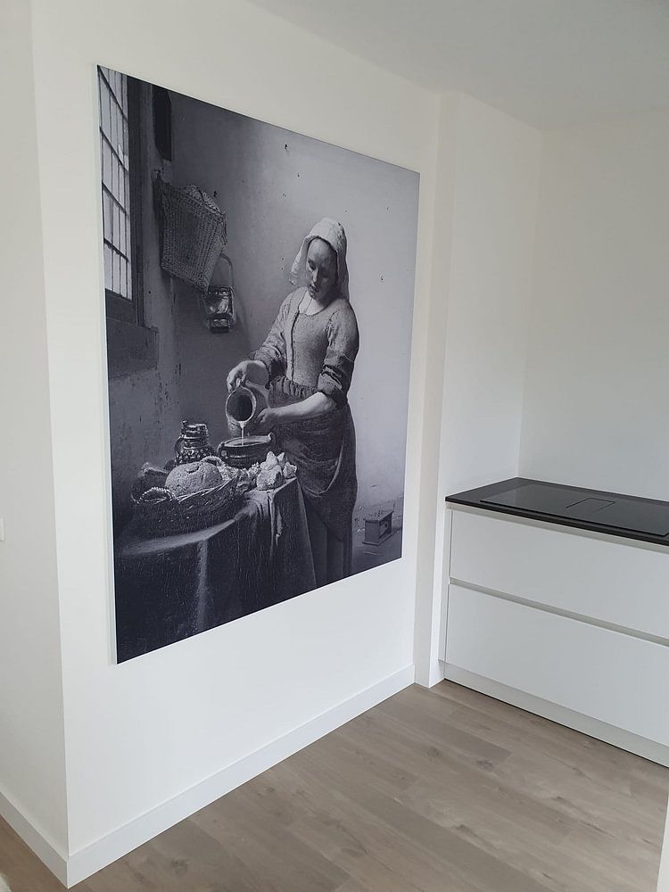 Het Melkmeisje - Johannes Vermeer  von Marieke met een twist 