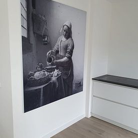 Klantfoto: Het Melkmeisje - Johannes Vermeer, als art frame