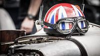 Helmet on bonnet