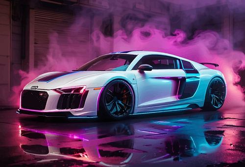 Audi R8 - Neon Droom
