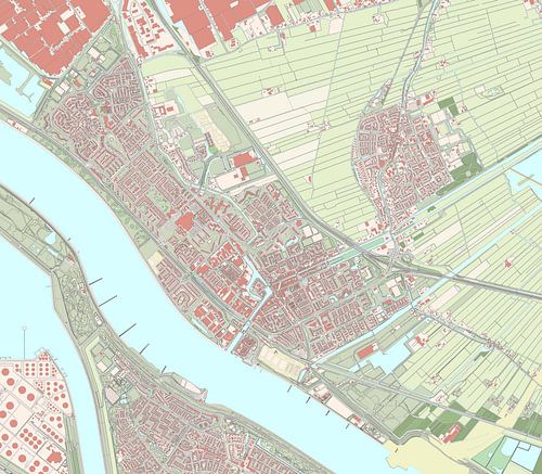 Kaart van Maassluis