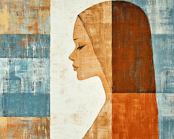Gentle Contours, Industrial Canvas van De Mooiste Kunst