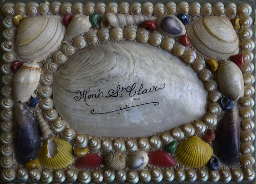 Vintage schelpendoosje Mont St. Clair.