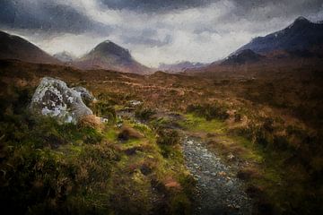 Isle of skye in Scotland by Digitale Schilderijen