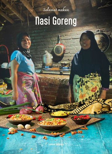 Nasi goreng, cuisine indonésienne. sur Desiree Meulemans