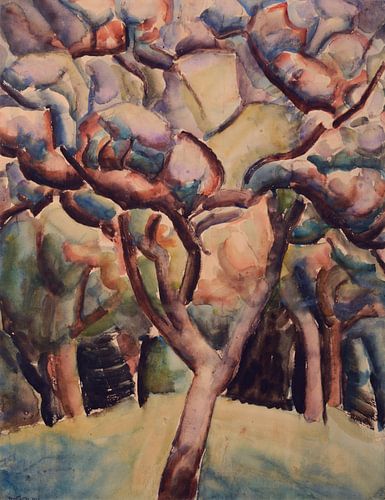Leo Gestel, Arbre à fleurs, 1921