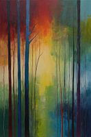 Colourful forest