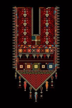 Modèle d'ornement Tatreez 68 sur Richard Laschon