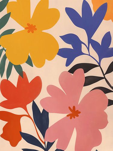 Vintage, Summer Flowers III by Caroline Guerain
