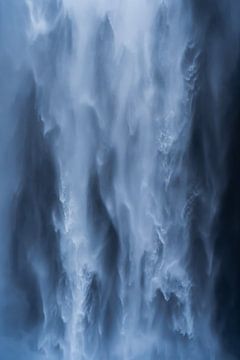 Waterval Skogafoss, IJsland van Laurina van Dam