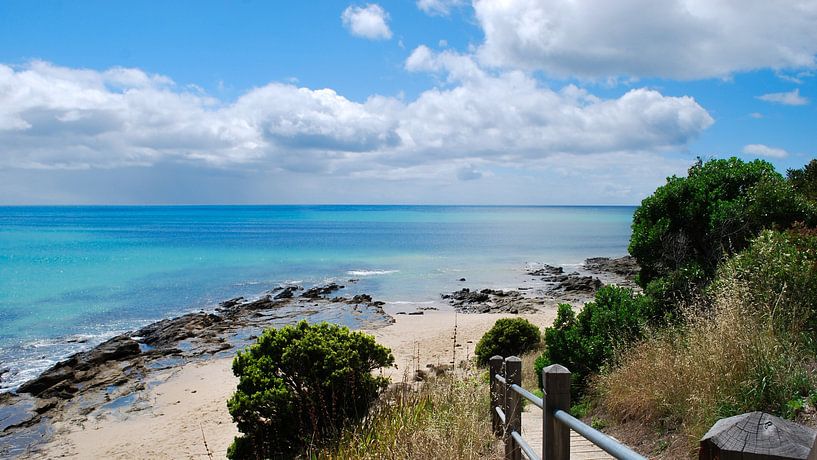 Strand van Lorne, The Great Ocean Road - Australië (Victoria) van Be More Outdoor